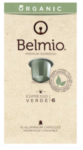 Belmio Organic Aluminum coffee capsules